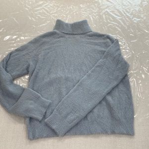 Blue turtleneck sweater Halogen